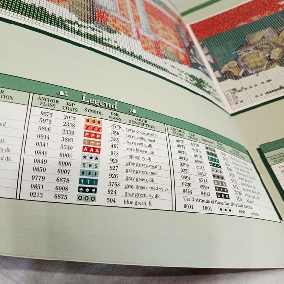Carriage House Cross Stitch Leaflet Book Color Charts 20506 1992 Car Garage - Picture 6 of 6